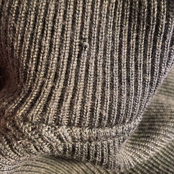 Pendleton Vintage Dark Green Wool & Leather Sweater Jacket XL - Picture 5 of 5